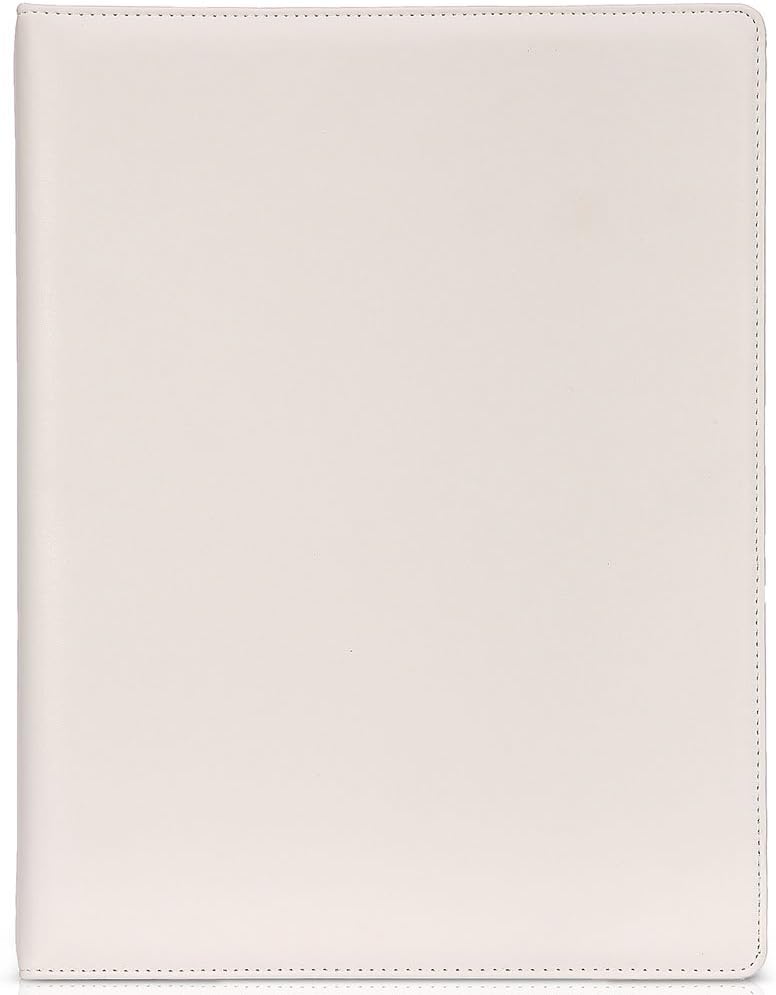 KINGFOM A4 Kunstleder Padfolio Ringbuch Business Datei Ordner Dokumentenhalter mit Kartenhalter (3 R