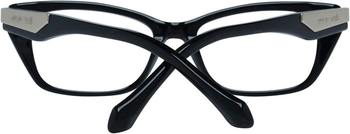 Roberto Cavalli RC5082 Brillenrahmen - Glänzender schwarzer Rahmen, glänzende schwarze Gläser, 51 mm