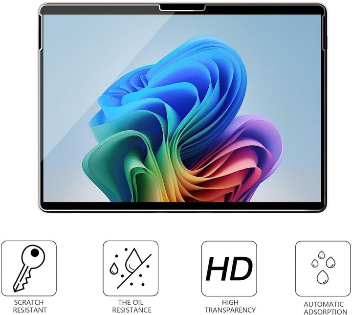 Adeway Displayschutzfolie aus gehärtetem Glas für Microsoft Surface Pro 11/ Pro 9/ Pro 10/8/X, Premi