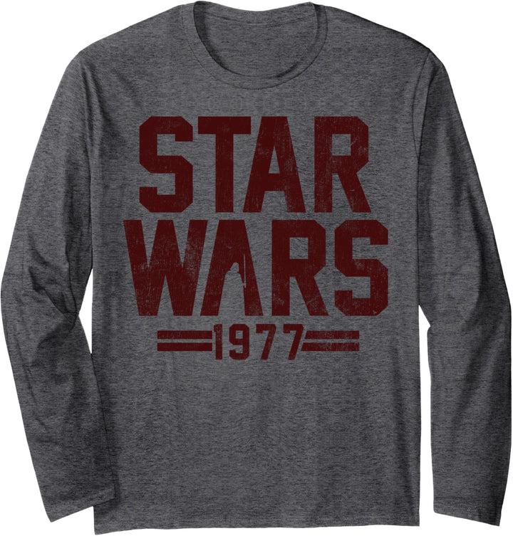 Star Wars Darth Vader Since '77 Distressed Poster Langarmshirt