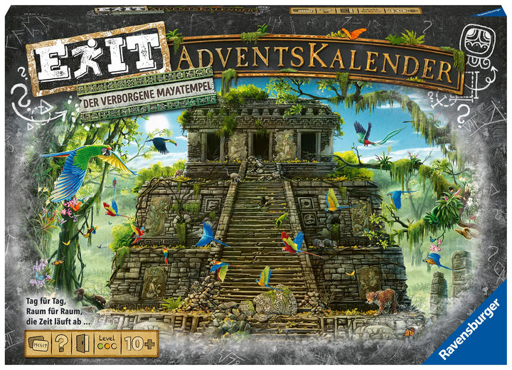 Ravensburger 18956 - EXIT Adventskalender - Der verborgene Mayatempel - 24 Rätsel für EXIT-Begeister