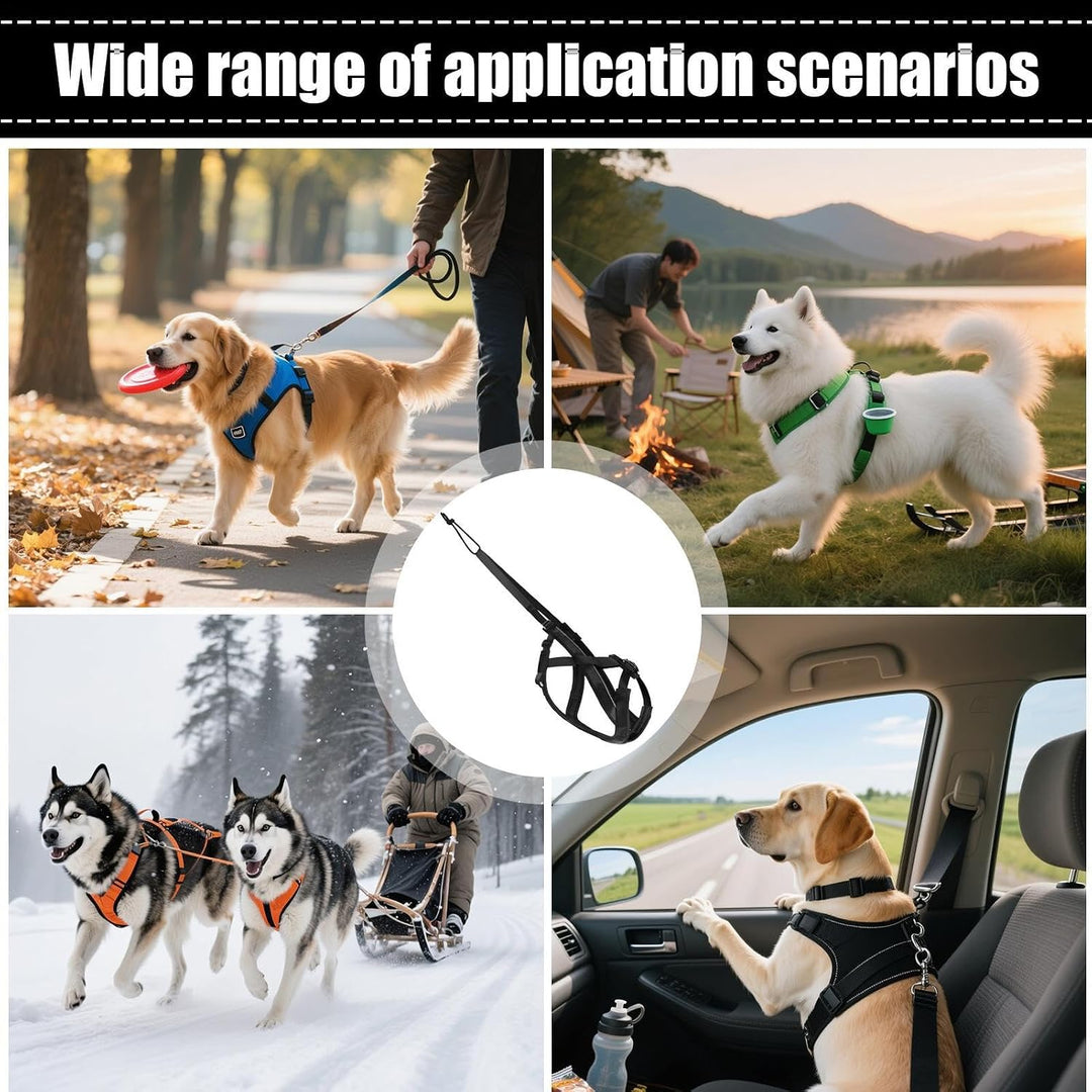 Hundegeschirr zum Ziehen | Reflektierendes Laufgeschirr für Hunde | Bequemer, Verstellbarer Gurt für