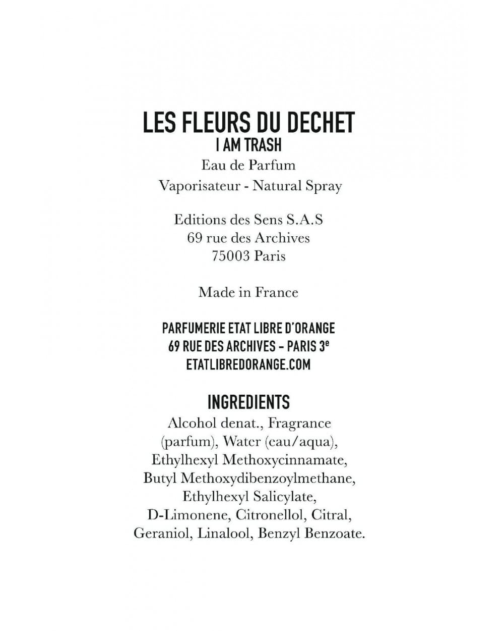 ETAT LIBRE D'ORANGE I AM TRASH EAU DE PARFUM 50 ML ORIGINAL