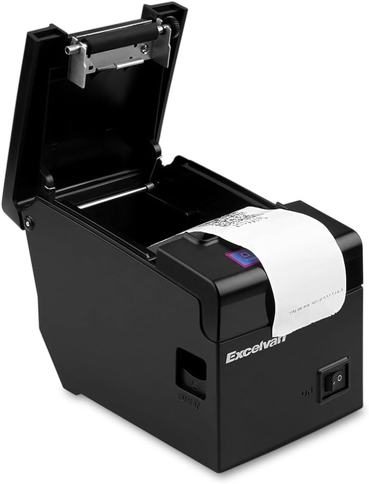 Excelvan E58 - Bluetooth Thermodrucker für Quittungen und Tickets (58 mm, Android, iOS, Windows, Lin