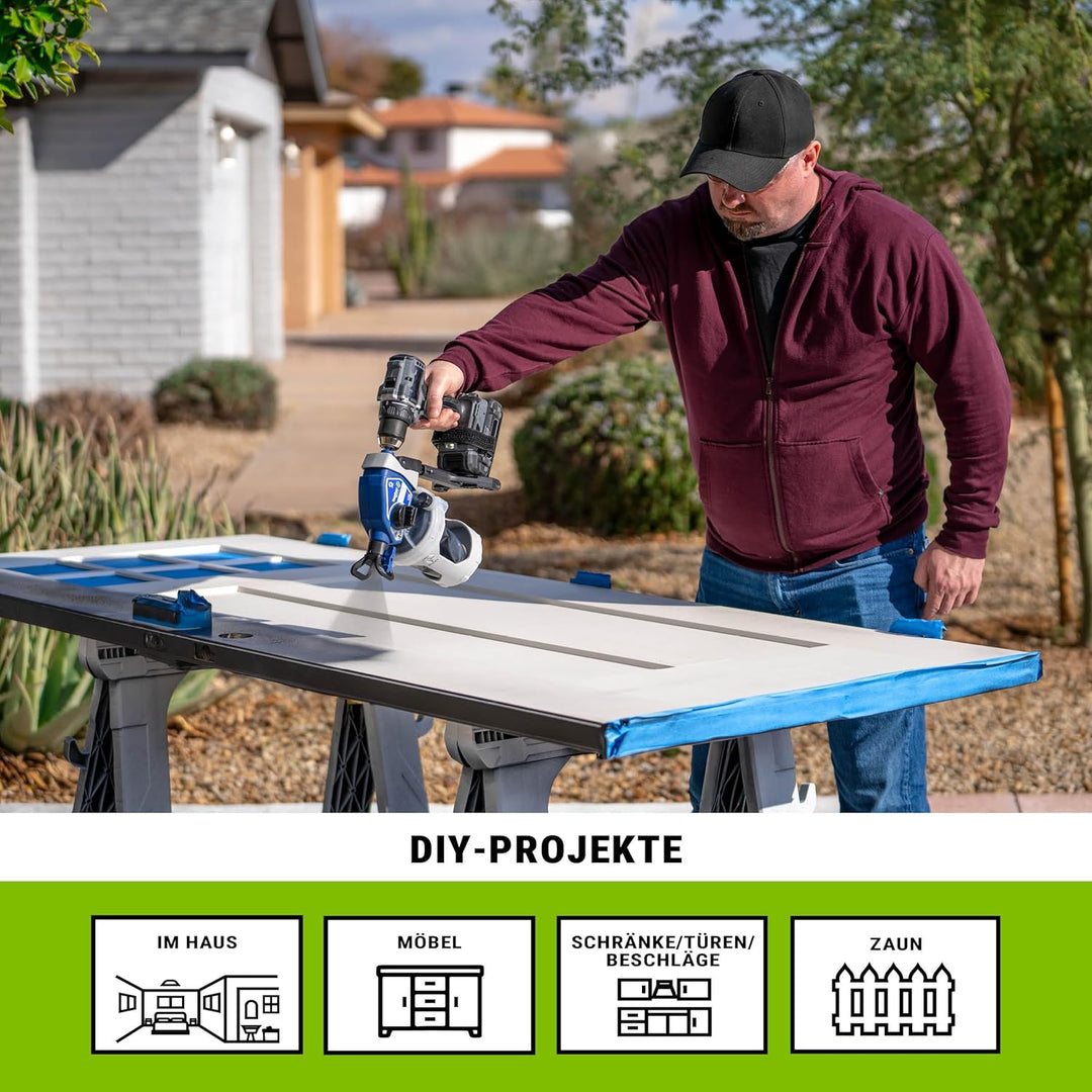 Magnum by GRACO 26D361 TrueCoat 360 Cordless Connect, Handheld Cordless Airless-Farbsprüher, Bohrspr