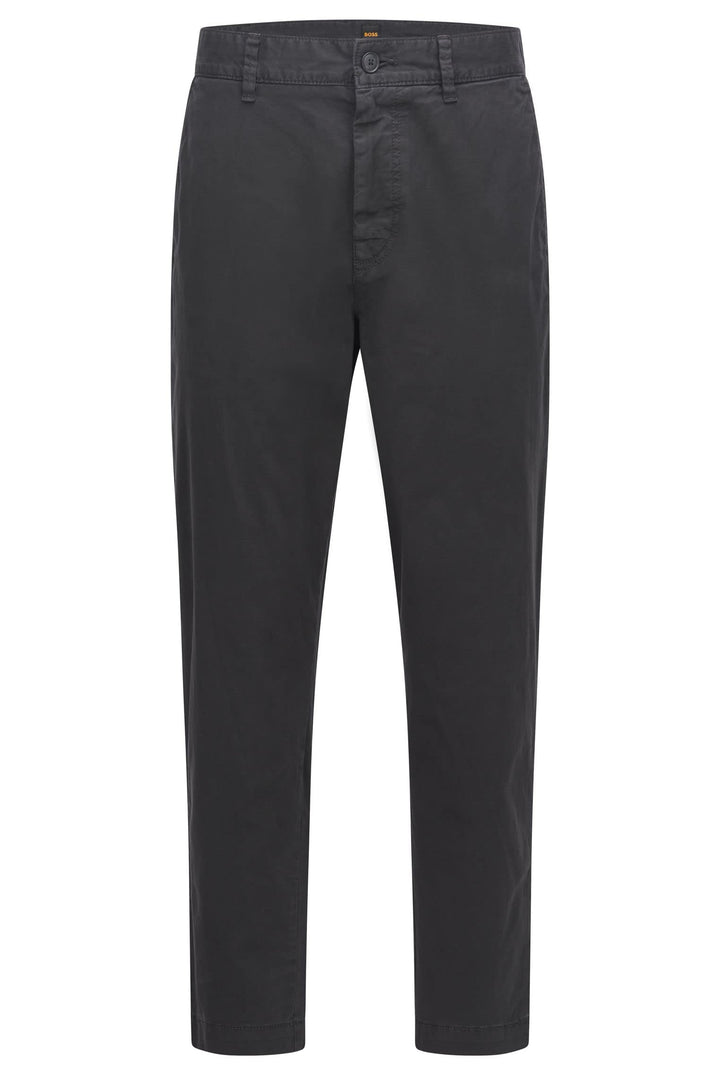 BOSS Herren Statum Relaxed-Fit-Hose aus wasserabweisender Stretch-Baumwolle, 50 Black1