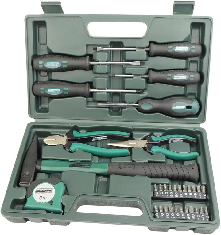 Brüder Mannesmann Werkzeugkoffer, 31-teilig | M29031