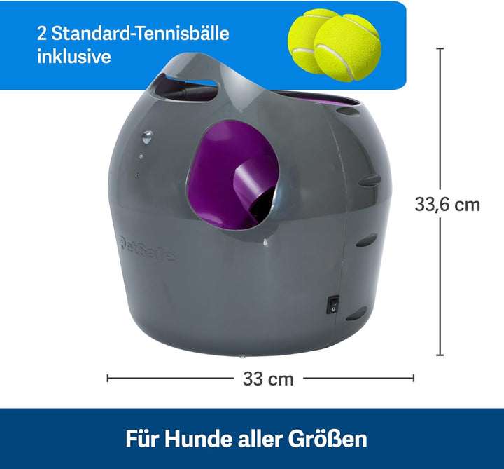 PetSafe Automatisches Hundespielzeug, interaktiver Tennisballwerfer für Hunde, wasserdicht, 1 Stück