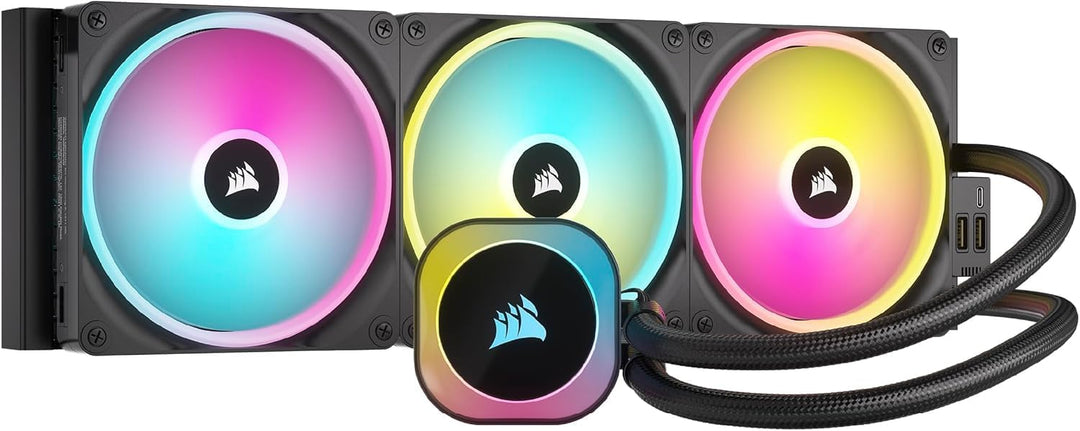 CORSAIR iCUE LINK H170i RGB Flüssig-CPU-Kühler - 420mm AIO - QX140 RGB-Lüfter - Passend Für Intel® L