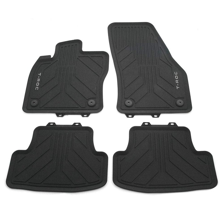 Volkswagen 2GC06150082V Allwettermatten Gummi Fussmatten 4X Gummimatten, für VW T-ROC Cabrio Single,