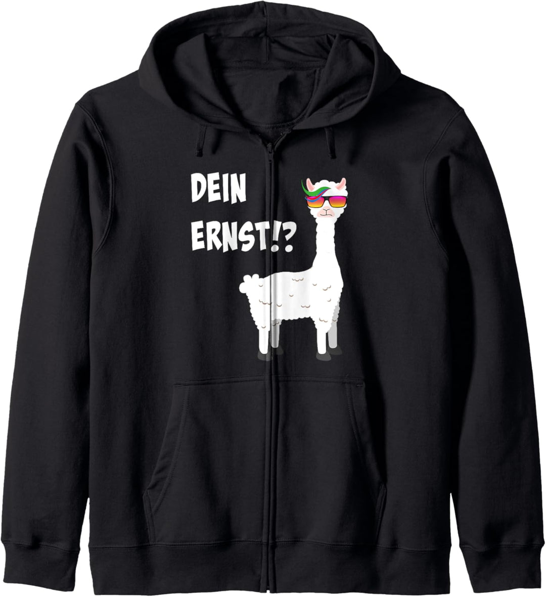 Alpaka und Lamas, Dein Ernst Kapuzenjacke