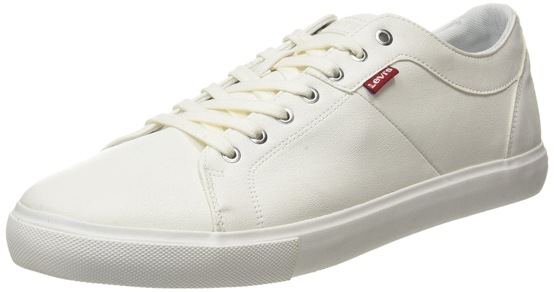 Levi's Herren Woodward Sneakers 43 EU Weiss, 43 EU Weiss