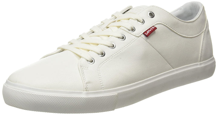 Levi's Herren Woodward Sneakers 43 EU Weiss, 43 EU Weiss