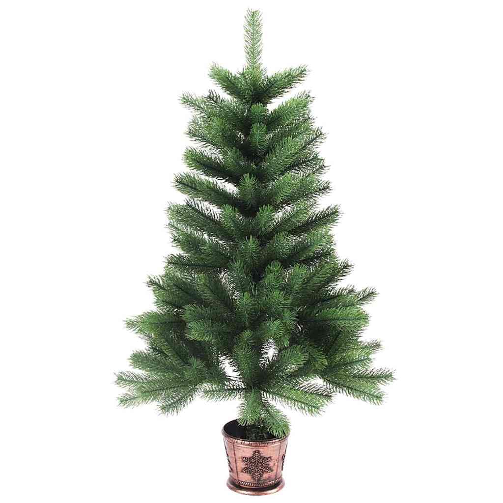 vidaXL Künstlicher Weihnachtsbaum Tannenbaum Baum Naturgetreue Nadeln 90 cm Grün, 90 cm