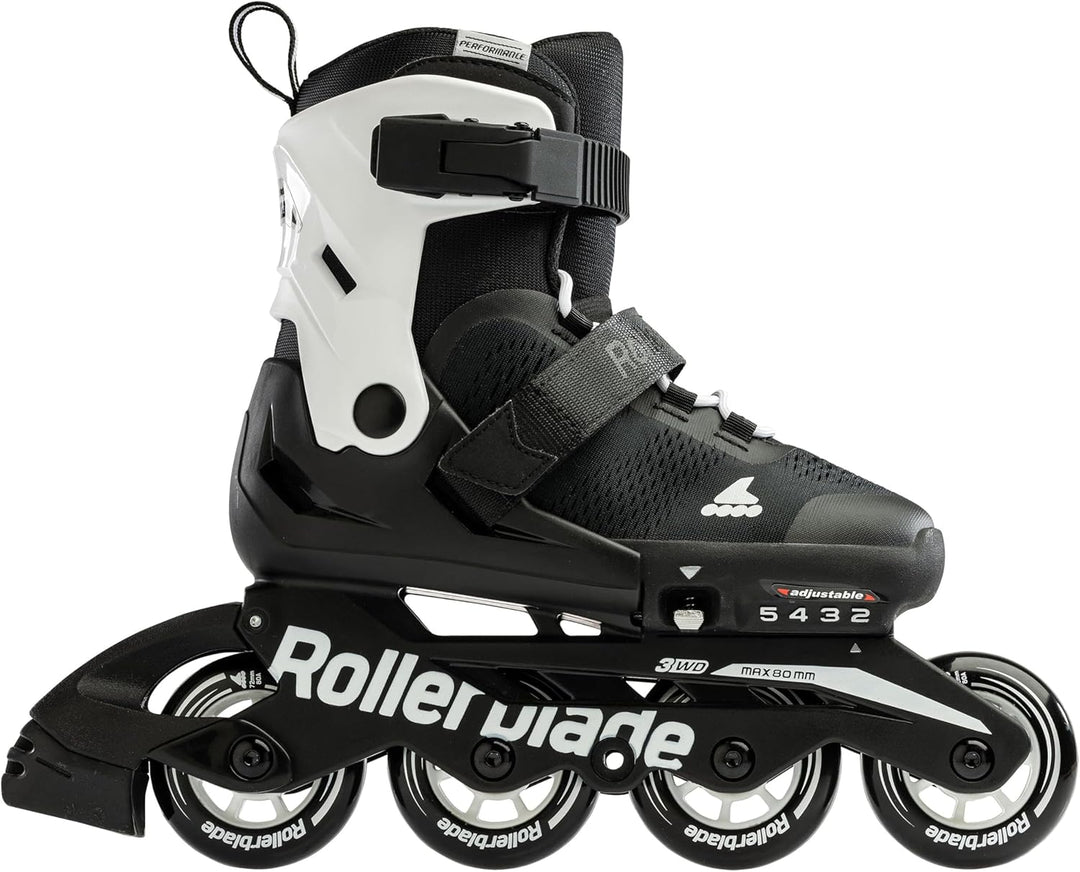 Rollerblade Microblade Inlineskates Schwarz/Weiss 37-40