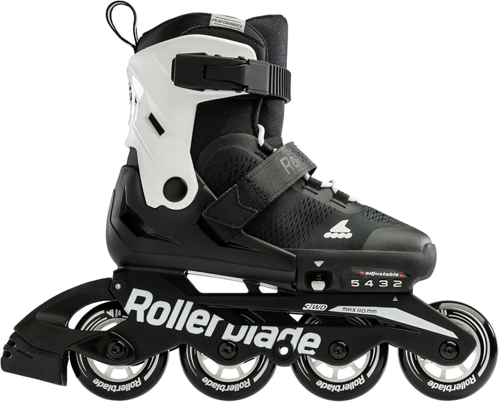 Rollerblade Microblade Inlineskates Schwarz/Weiss 37-40