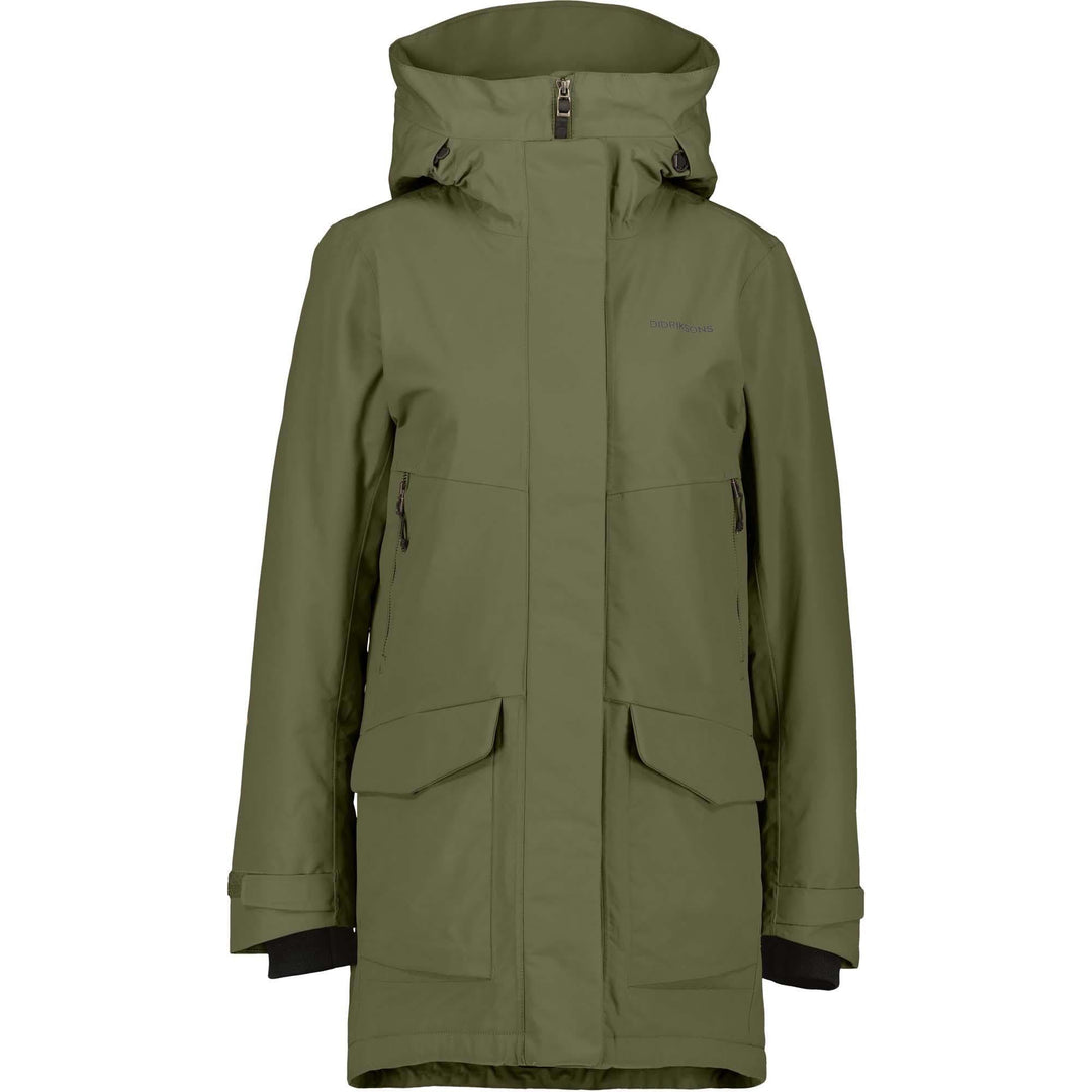 Didriksons Frida Damen Parka 7 32 Deep Green, 32 Deep Green