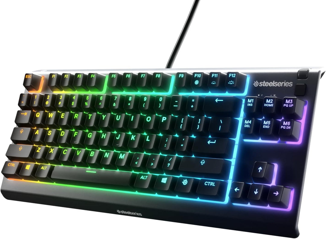 SteelSeries Apex 3 TKL - RGB, USB-A, Gaming-Tastatur - Kompakter Tenkeyless-Formfaktor - 8-Zonen-RGB