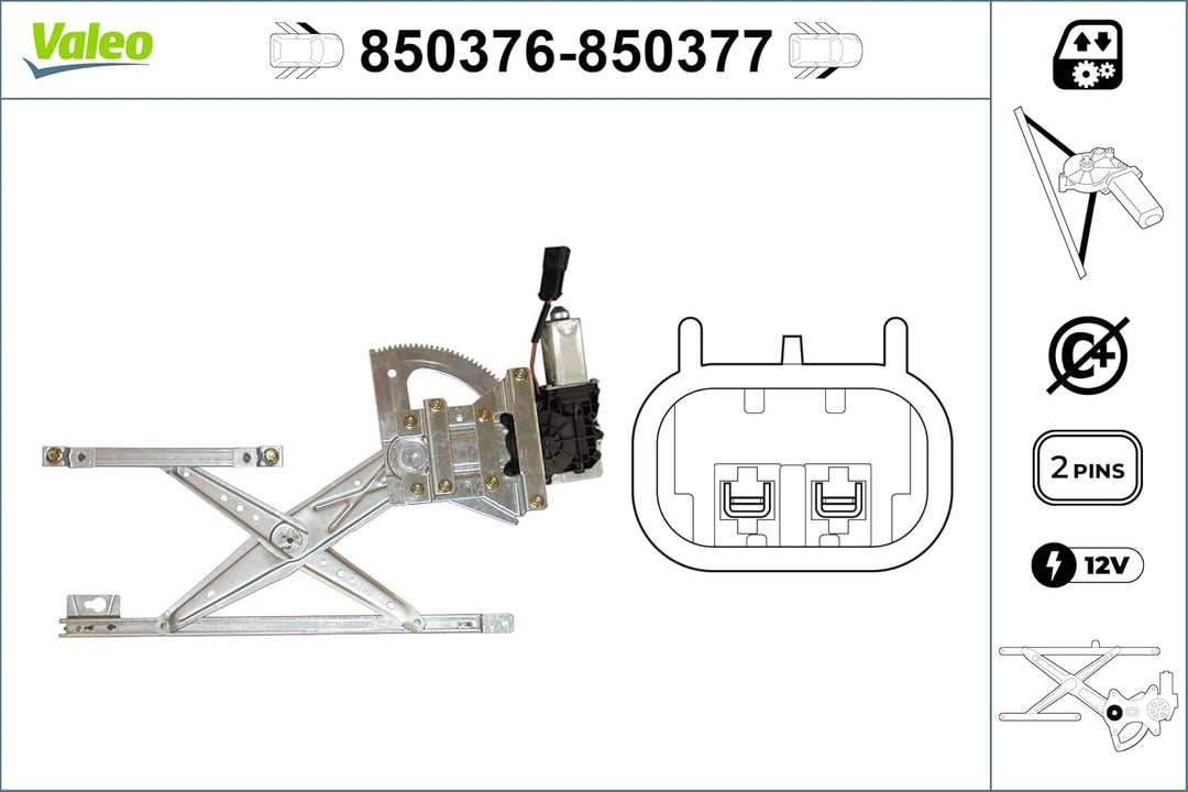 VALEO Fensterheber 850376