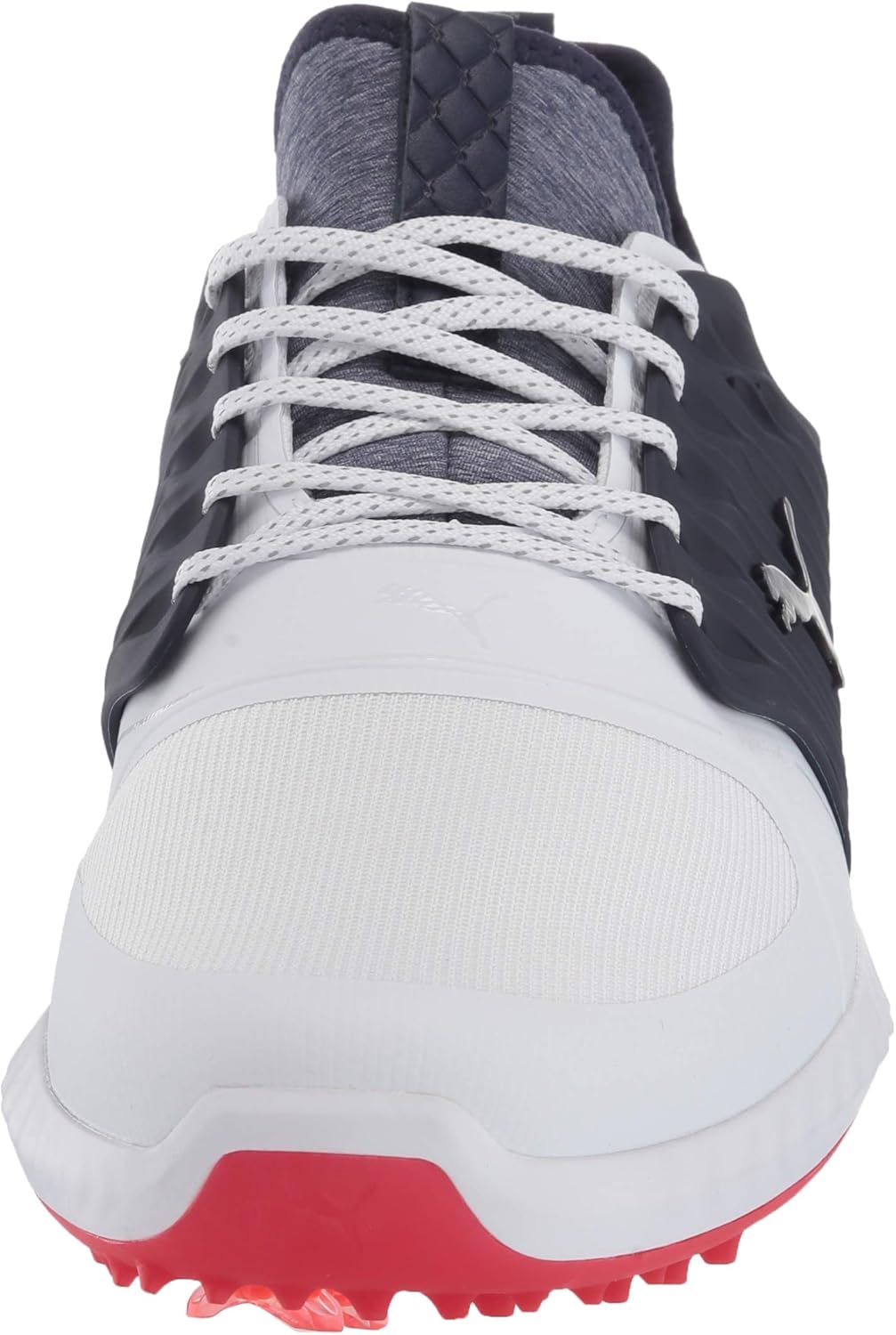 PUMA Herren Ignite Pwradapt Caged Golfschuhe 40.5 EU Puma White Puma Silver Peacoat, 40.5 EU Puma Wh