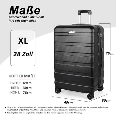 TAN.TOMI Koffer, Hartschalenkoffer, Koffer & Trolleys, Rollkoffer Reisekoffer Handgepäck, Suitcase K