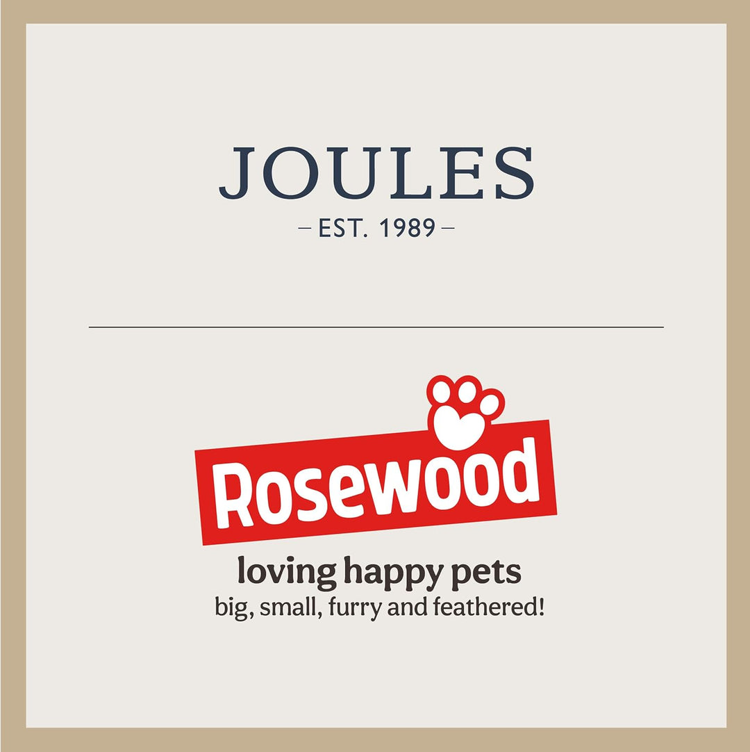 Rosewood x Joules Henson Check Packaway Jacke für Hunde, Grösse M, waschbar, leicht und tragbar, was