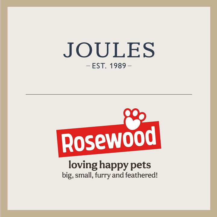 Rosewood x Joules Henson Check Packaway Jacke für Hunde, Grösse M, waschbar, leicht und tragbar, was