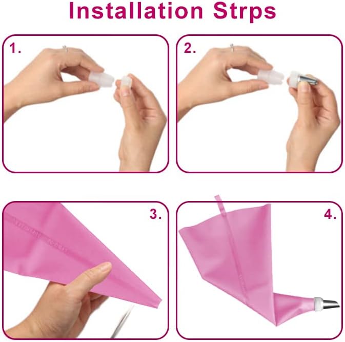 Torten ZubehöR, Spritzbeutel Mit Tüllen, SpritztüLlen Set, Backset, BackzubehöR, BackzubehöR FüR Tor