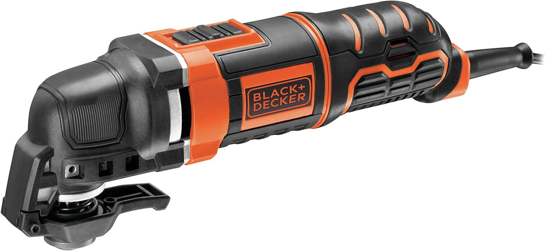 Black+Decker Multifunktionsgerät MT300KA zum Schneiden, Schleifen, Entfernen, Schaben – Mit Adapter