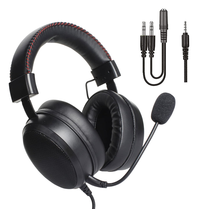 DR1TECH Blackjack+ Gaming Kopfhörer Mit Kabel Und Mikrofon Für PS5 Konsole [3D Audio], PS4, Xbox und