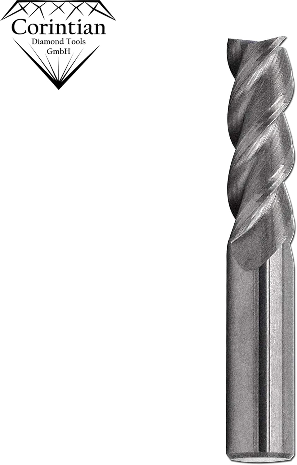 VHM Alufräser, Ø 1-12mm, Dreischneidrig, Vollhartmetall, für Aluminium, Kunststoff, etc. (7mm), 7mm