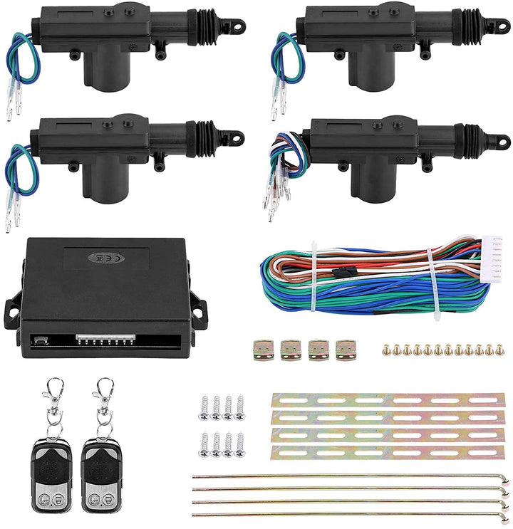 Universal Auto Zentralverriegelung, Schlüsselloses Zugangssystem Kit Auto Funkfernbedienung, Lock-Fe