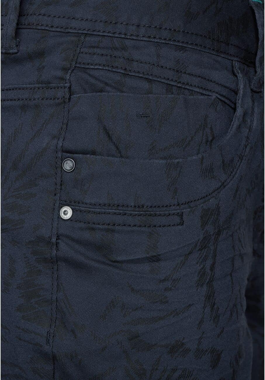 Cecil Damen Jeanshose Coated 28W / 32L Night Sky Blue, 28W / 32L Night Sky Blue