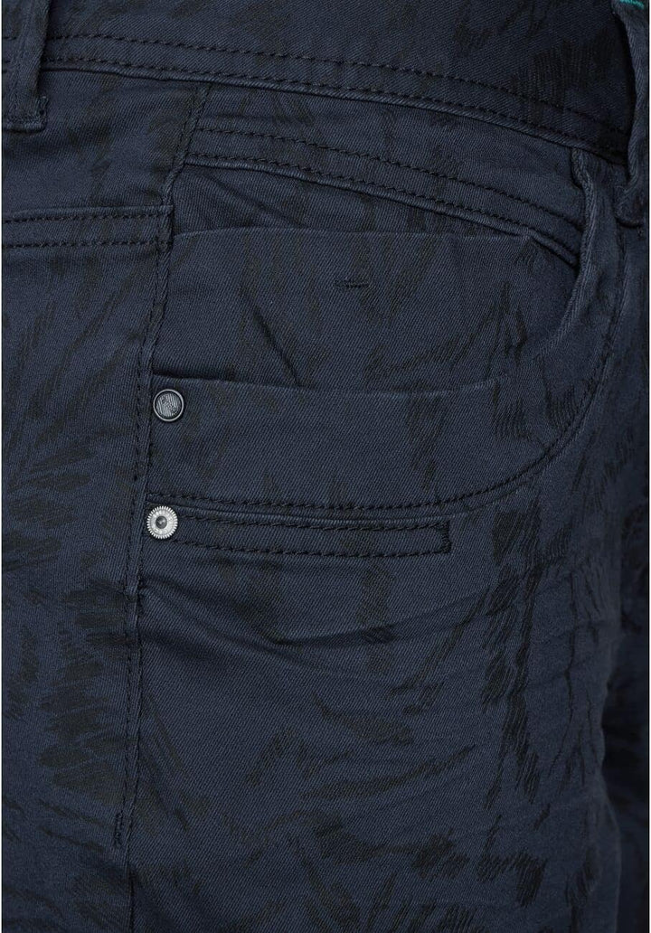 Cecil Damen Jeanshose Coated 28W / 32L Night Sky Blue, 28W / 32L Night Sky Blue