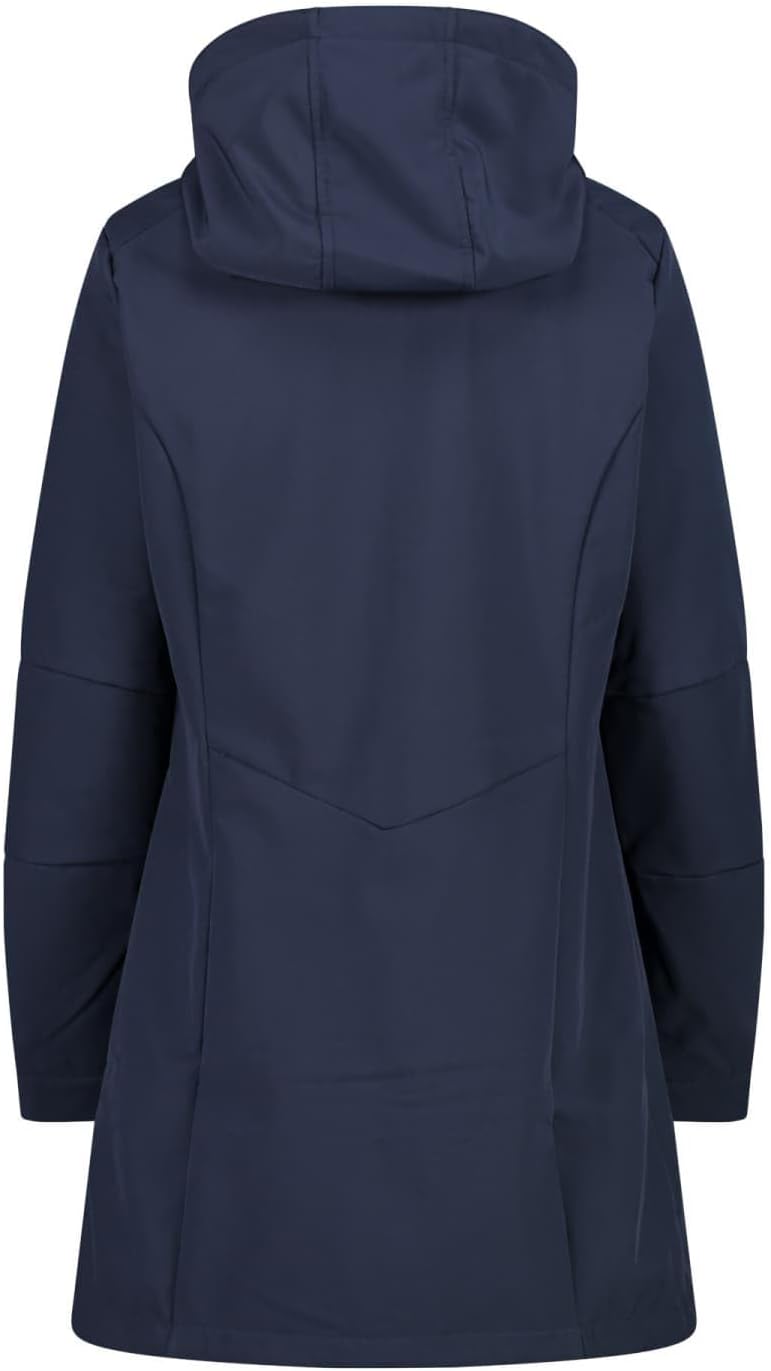 CMP Damen Damenparka mit Kapuze und Reissverschluss Softshell Parka