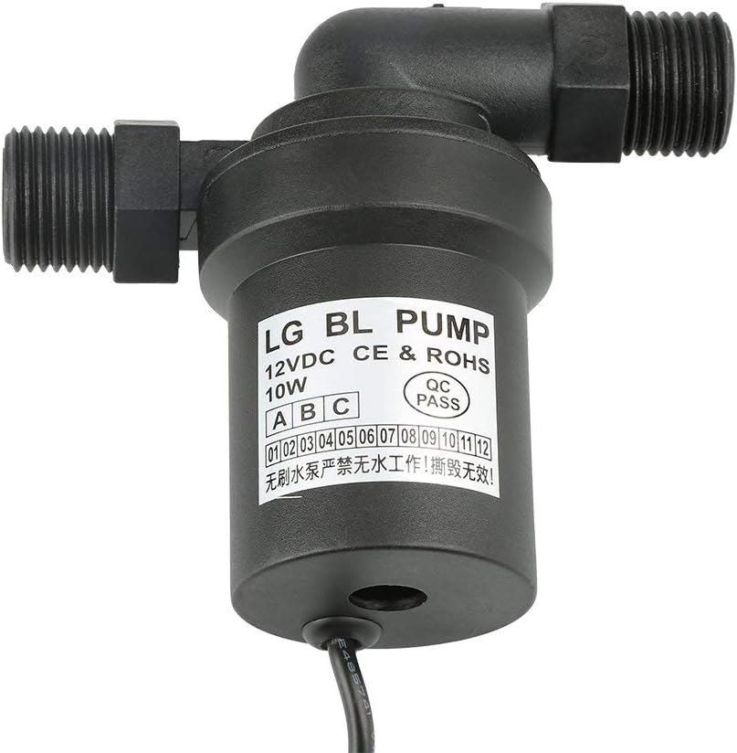 12 V 10 Watt DC Bürstenlose Wasserpumpe Solar Hochtemperaturwasserpumpe für Brunnenteich Aquarium Wa