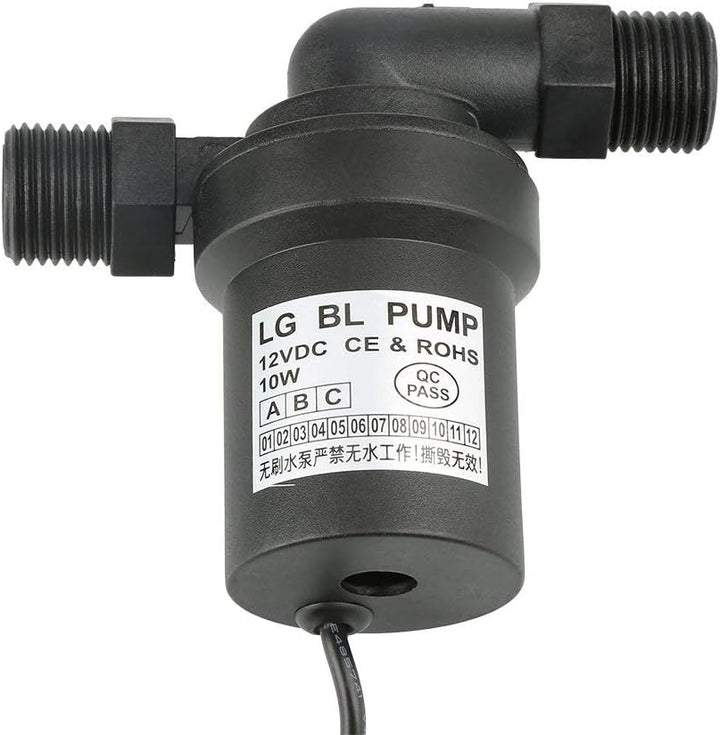 12 V 10 Watt DC Bürstenlose Wasserpumpe Solar Hochtemperaturwasserpumpe für Brunnenteich Aquarium Wa