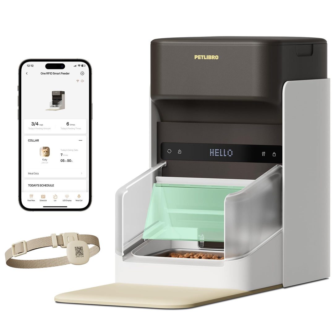 PETLIBRO RFID Futterautomat für Katze, 5G Wi-Fi Automatischer Haustier-Futterspender, Katzen-Futtera