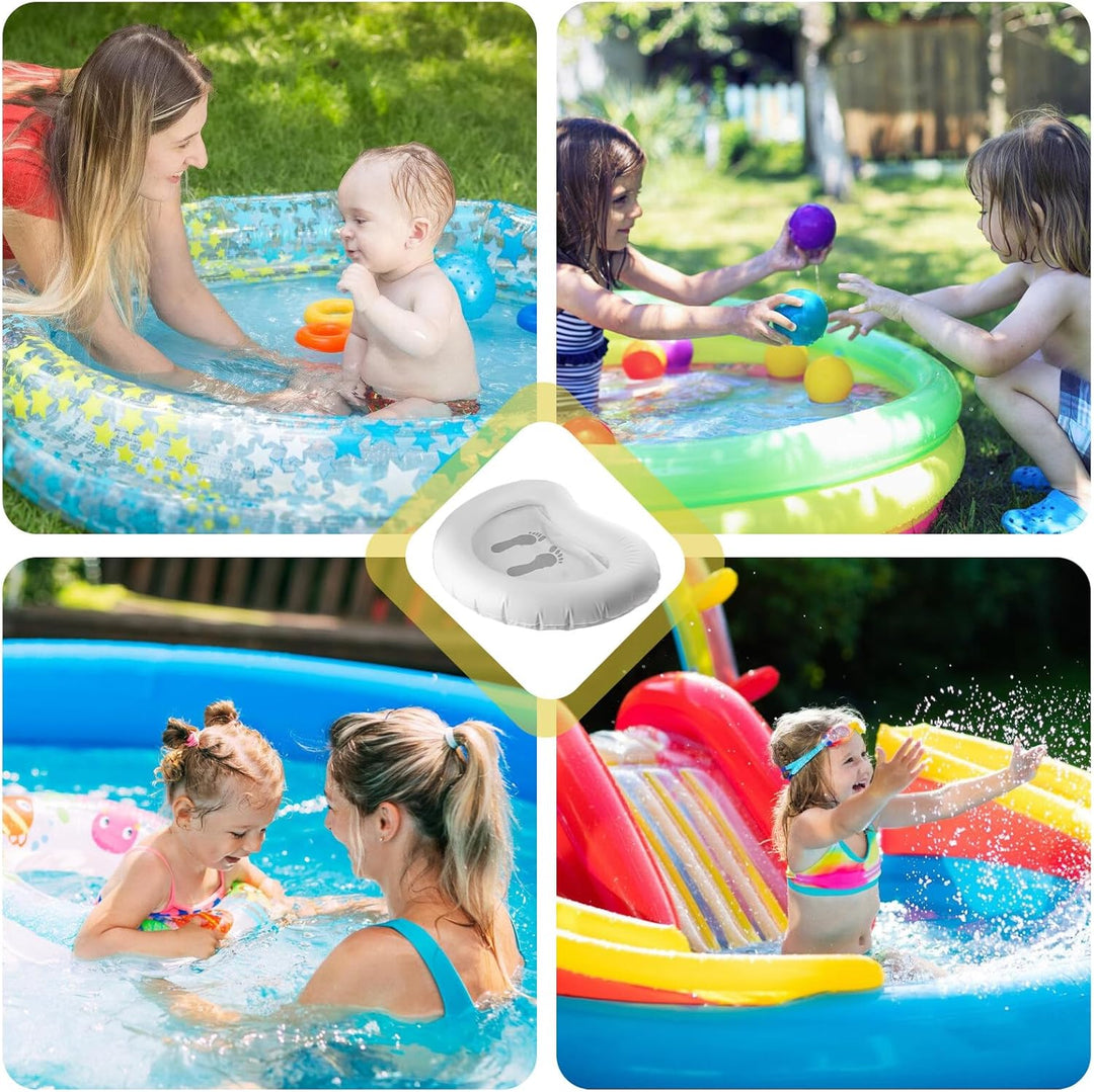 Aufblasbares Fussbecken, 93 x 73cm Pool Foot Bath, Grau Pool Fussbad, Whirlpool Aufblasbares Fussbad