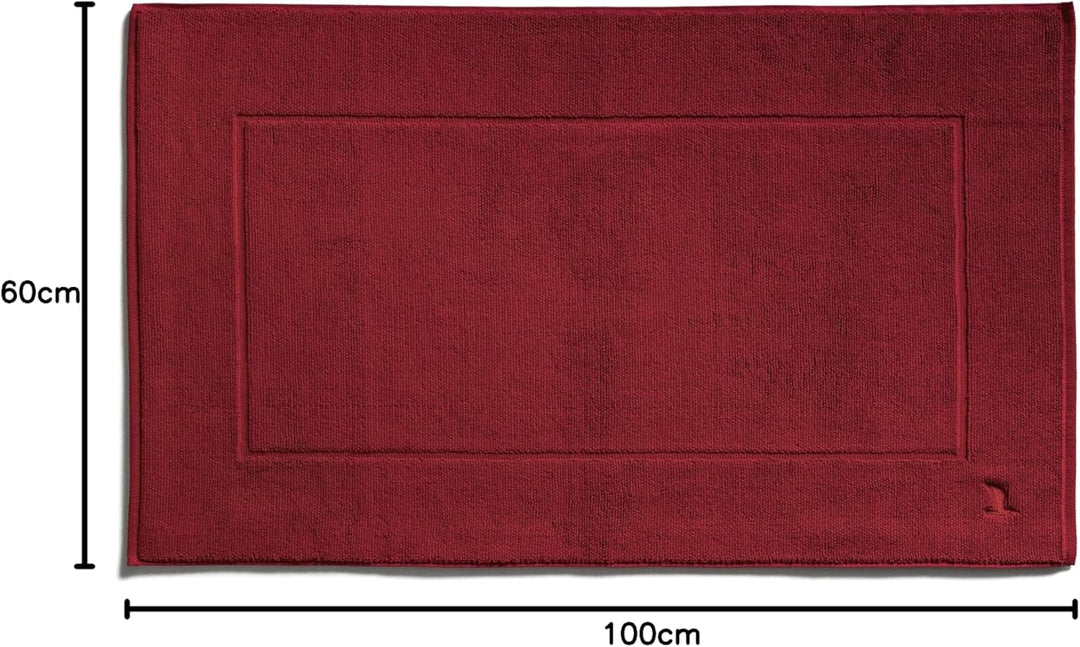 möve Superwuschel Badteppich 60 x 100 cm aus 100% Baumwolle, ruby Ruby 60 x 100 cm Single, Ruby 60 x