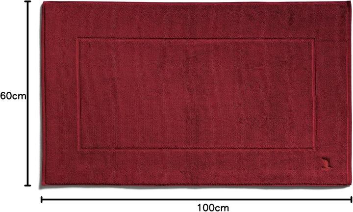 möve Superwuschel Badteppich 60 x 100 cm aus 100% Baumwolle, ruby Ruby 60 x 100 cm Single, Ruby 60 x