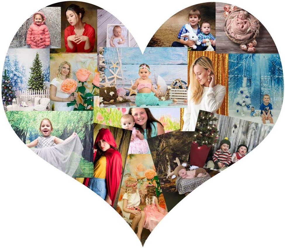 Kate 7x5ft/2,2x1,5m Hintergrund für Weihnachten Weisser Backstein Hintergrund für Kinder Fotografie