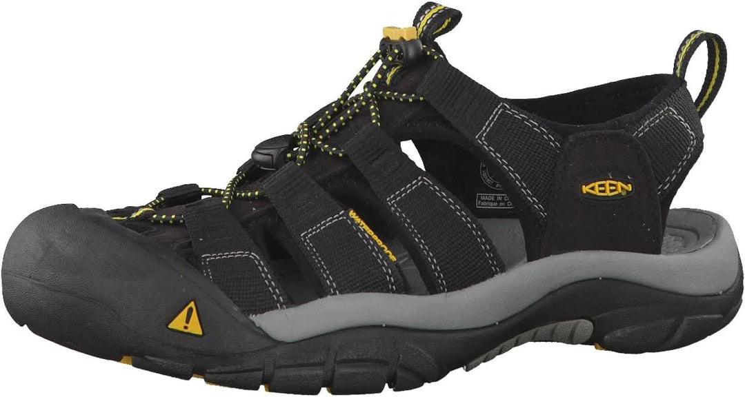 Keen Herren Newport H2 Sandale 42 EU Schwarz Grau, 42 EU Schwarz Grau