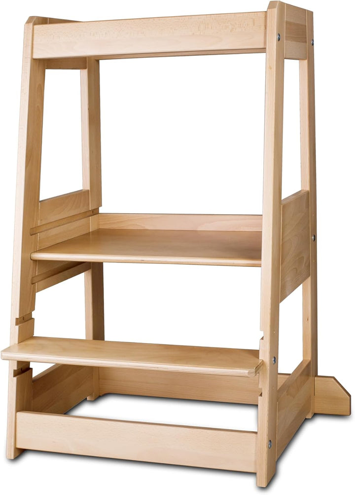 TiSsi® Lernturm Felix Geschwisterlernturm, Zwillingslernturm, Kindertritt, Holz