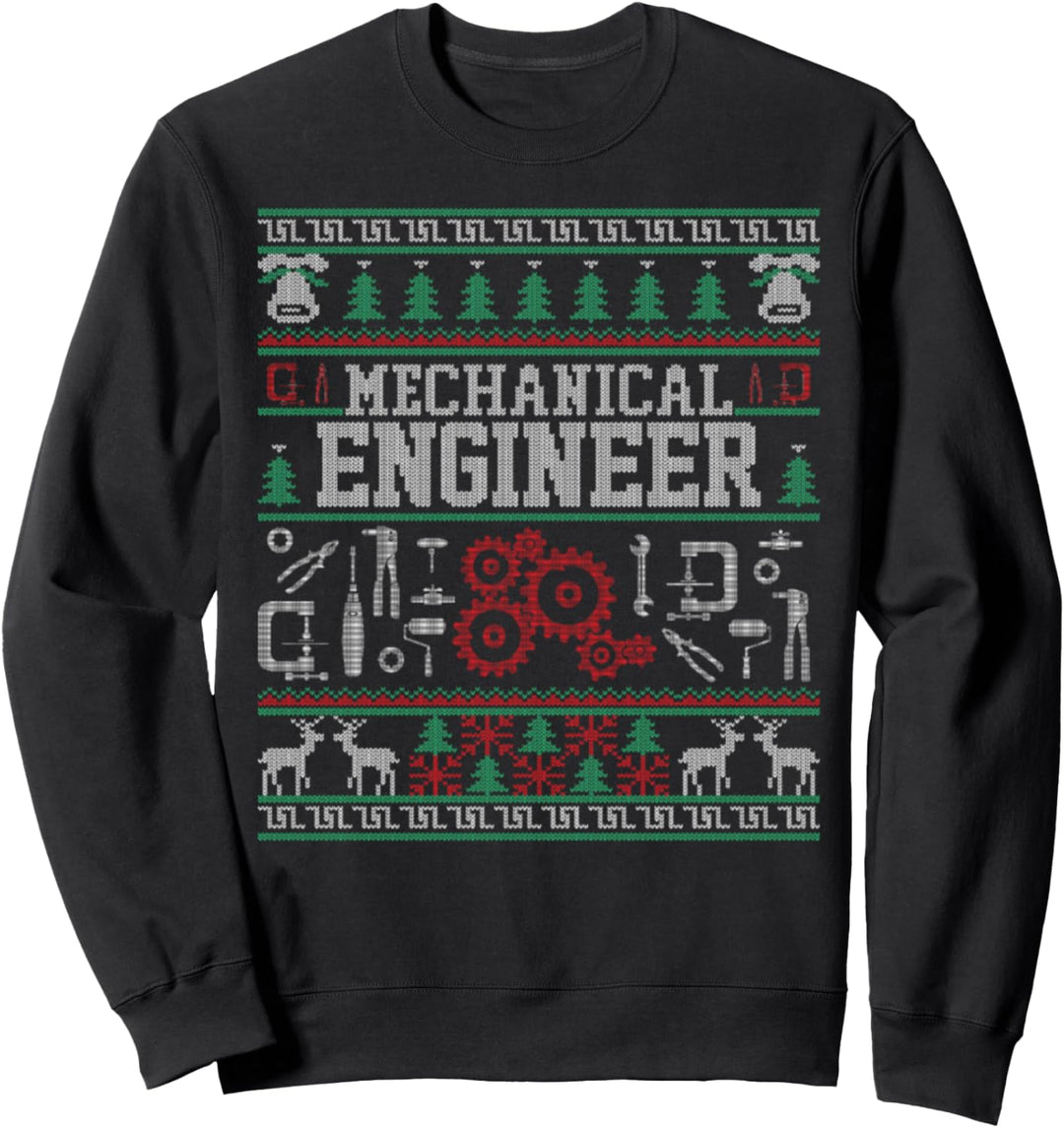 Lustiger Weihnachtspullover für mechanische Ingenieure Sweatshirt