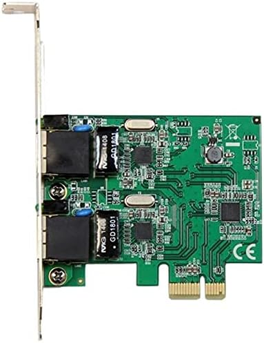 StarTech.com 2 Port Low Profile PCI Express/PCIe Gigabit Ethernet Netzwerkkarte mit 2x RJ45 - 1GB/s