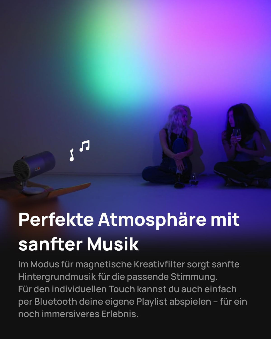 XGIMI Magnetische KreativFilter (3er-Pack), Lunar/Ripple/Dreamscape-Filter,Projektor-Objektivzubehör
