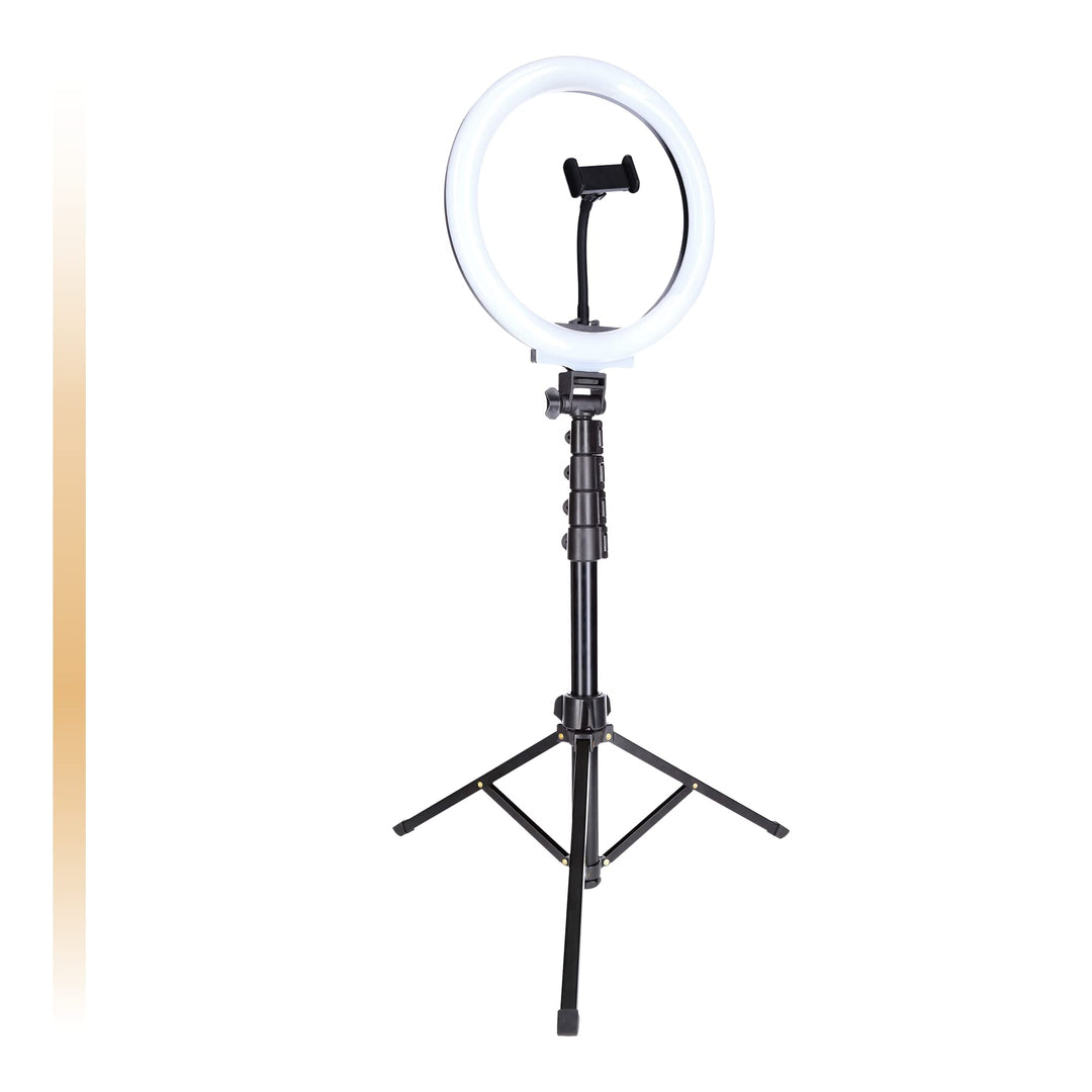 Rollei Lumis Comfort Ring Light Bi-Color, Ring-Licht mit Smartphone-Halterung, Smartphone Fernbedien