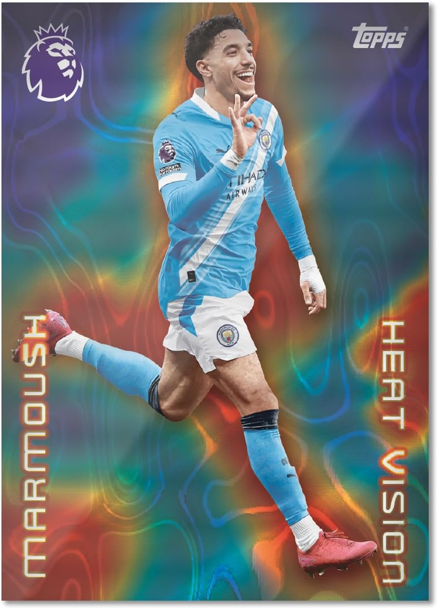 Topps Premier League 2026 - Debüt-Edition - Full Box - 28 Päckchen pro Box (280 Karten), 3 oder mehr