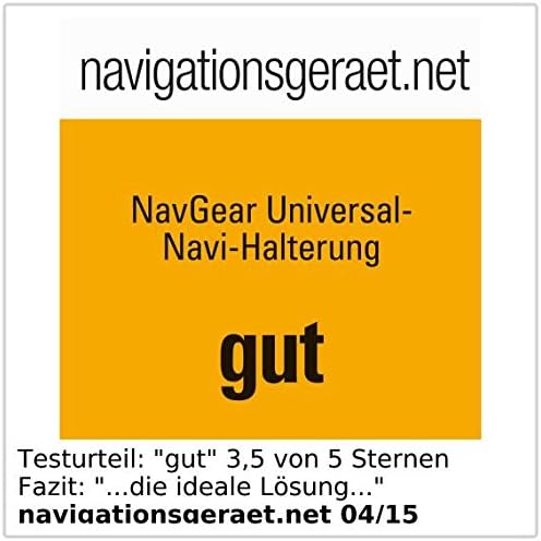 NavGear Navi Halterung Auto: Universal-Kfz-Navi-Halterung für Armaturenbrett und Glatte Oberflächen